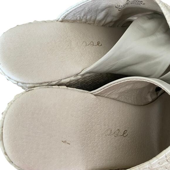 Matisse Cavalli Tan Leather Wedge Platform Slide Heel size 9 - Picture 11 of 11